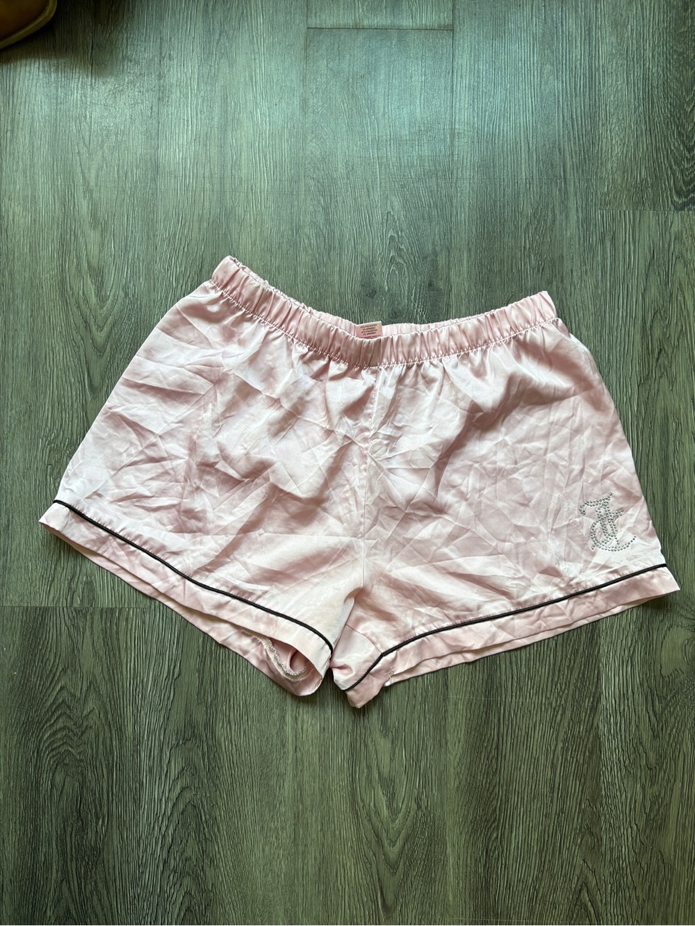 Juicy Couture Pink Satin Shorts | Y2K Lounge M